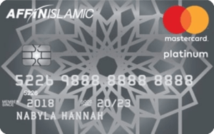 Kad kredit AFFIN Islamic Platinum Mastercard-i 