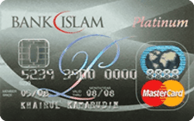 Kad kredit Bank Islam Platinum MasterCard Card-i