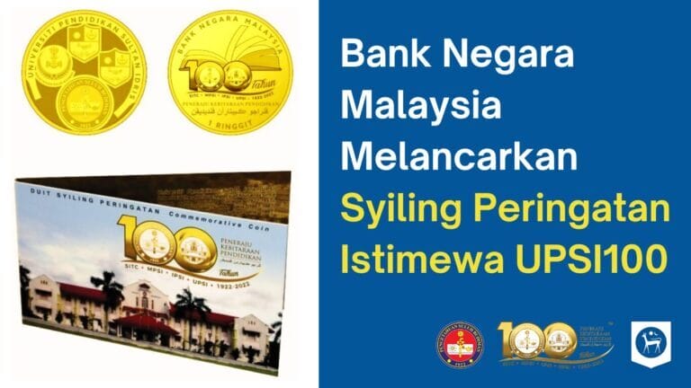 Bank Negara Malaysia melancarkan syiling peringatan istimewa UPSI100
