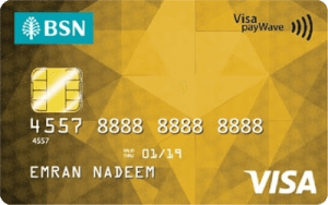 BSN Gold Visa MasterCard