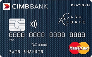 Kad Kredit CIMB Cash Rebate Platinum MasterCard