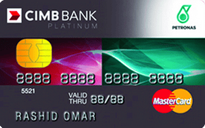 Kad kredit CIMB Petronas Platinum MasterCard