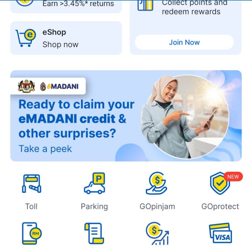 eMADANI Touch n Go e-Wallet
