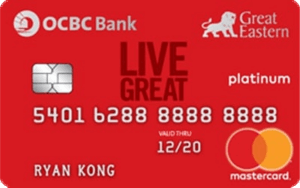 Kad kredit OCBC Great Eastern Platinum MasterCard