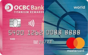 OCBC MasterCard Blue/Pink