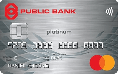 Kad Kredit Public Bank Platinum MasterCard