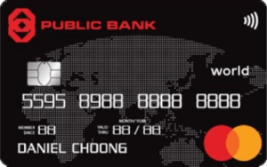 Kad kredit Public Bank World MasterCard 